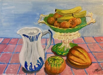 Still life with vase von Lorna Hope