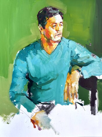 Green Jumper von Philip Tyler