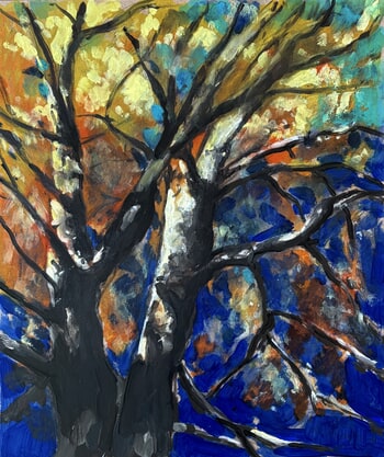 Arbres dorés von Géraldine Morales