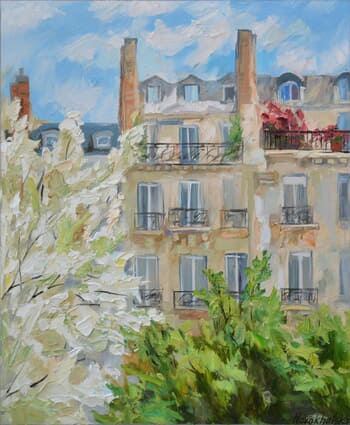 Printemps en ville par Olga Novokhatska