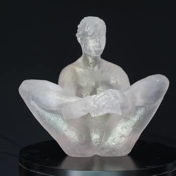 Culbuto résine transparente by Jean-Pierre Picheny