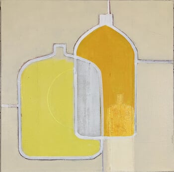Compo bottles 11 by Anne Iris