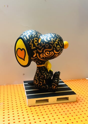 Sculpture Snoopy pop art by ART'MONY