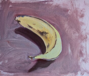 Bruised banana by Rosemary Burn