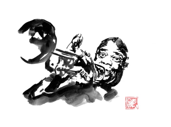 Louis Armstrong by Péchane