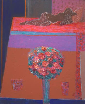 Même dans les nuits sombres, le bouquet d’Aïda éclairait sa chambre. by François Pagé