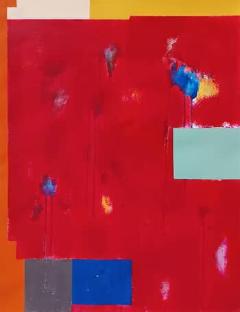 Red composition VI von Luis Medina Manso