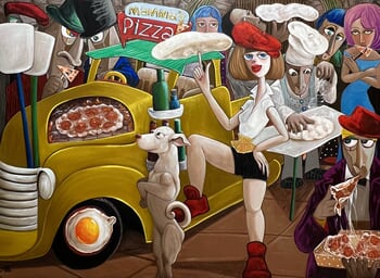 Momma's Pizza von Ta Byrne