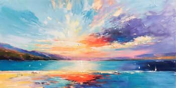 Sunraise on ocean 1489 by Jingshen You