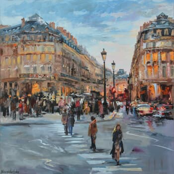 Place de l'Opéra von Olga Novokhatska