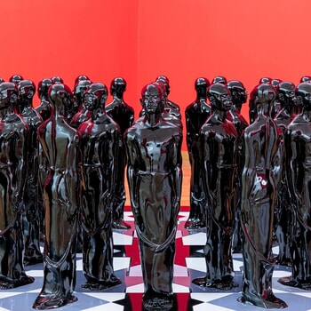 Spiritualité (rouge) von Diadji Diop