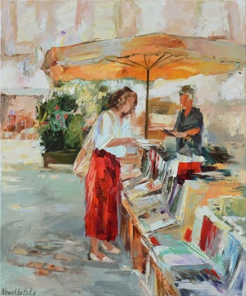 Marchand de livres par Olga Novokhatska