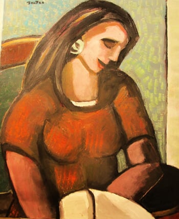 Femme au vase brisé by Michel de Gouttes