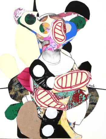 Character with dots von Pascal Marlin