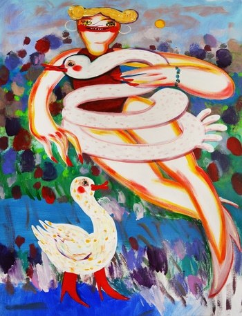 Not My Emotional Support Swan par Yana Medow