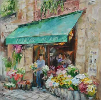 Fleuriste par Olga Novokhatska