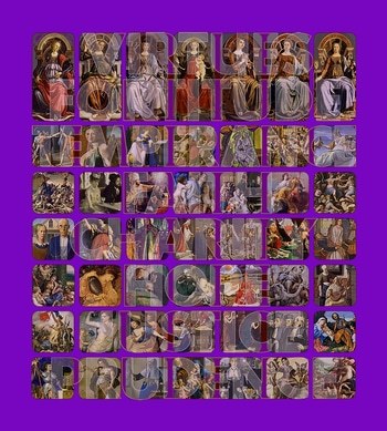 Cardinal Virtues - mauve von Brad Faine