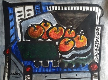 Nature morte aux pommes par Pierre-Yves Beltran