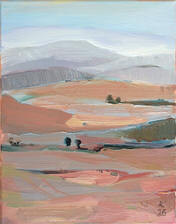 Golden Desert. Fuerteventura landscape series by Asta Kulikauskaite Krivickiene
