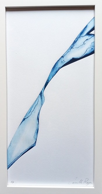 Confluent II, série Confluents - Les rivières, édition bleu  par Camille Royer