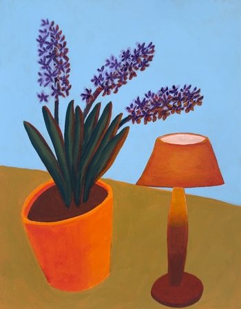 Hyacinth and Lamp von Michael Pfleghaar