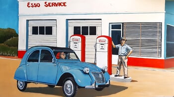 Station Esso par Patrick Lachevre
