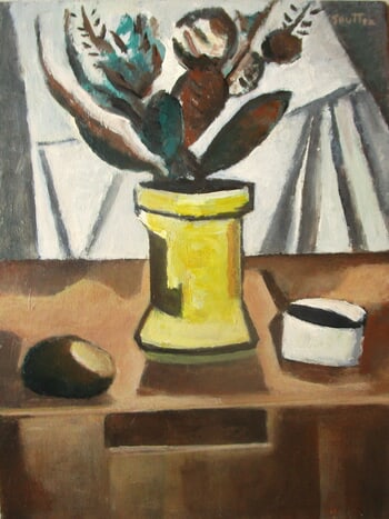 Nature Morte aux Chardons. by Michel de Gouttes