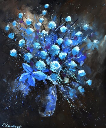 Blue still life  by Pol Ledent