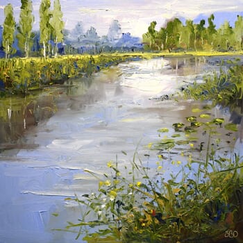 Magic pond von Sonja Brussen