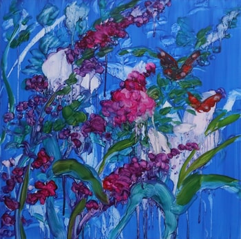 Buddleia (Butterfly Bush) by Barbara Howey