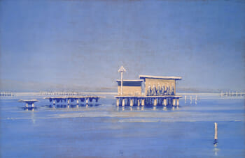 Cabane lacustre, Pellestrina von François Cusson