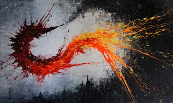 Twisting Fire V (Spirits Of Skies 240168) von Ansgar Dressler