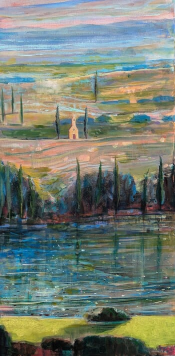 Après le grand désenchantement, le paysage renaissait.  by François Pagé
