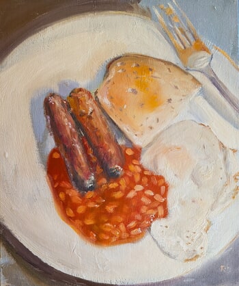 Bangers and beans par Rosemary Burn