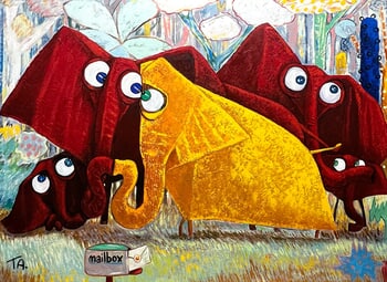 The elephant family von Ta Byrne