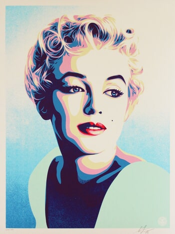 Marilyn Sunset by Shepard Fairey