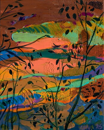 Summer evening by Asta Kulikauskaite Krivickiene