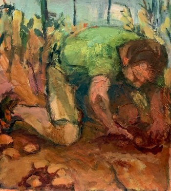 Digging Potatoes by Rachel Mercer