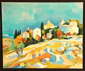 Eygalières a village in Provence by Jean-Noël Le Junter