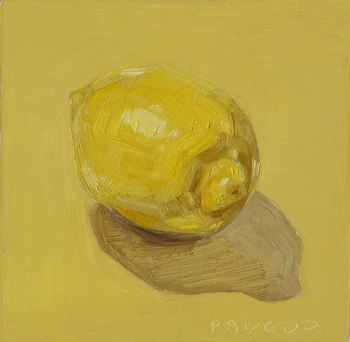 yellow lemon on yellow by Olivier Payeur