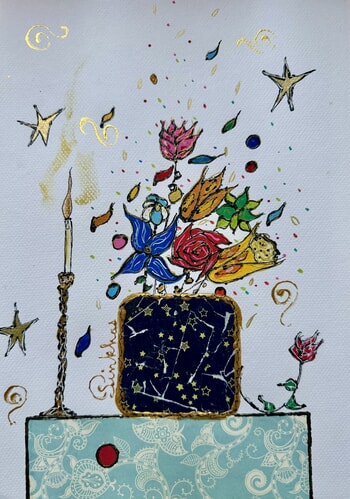 Bouquet baroque par Pinkhas