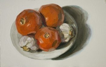 tomatoes and garlic by Olivier Payeur
