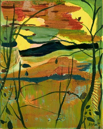 Summer evening par Asta Kulikauskaite Krivickiene