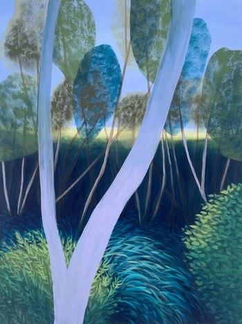 Violet Tree par Michael Pfleghaar