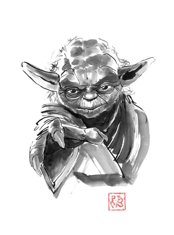 yoda force petit by Péchane
