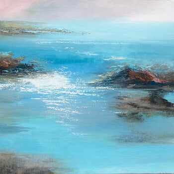 Vagues sur les rochers von Chantal Parise