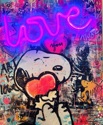 Love with Snoopy  by ART'MONY