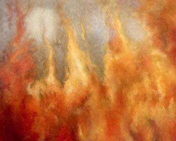 Abeille I (Playing with Fire) von Sarah Goldbart