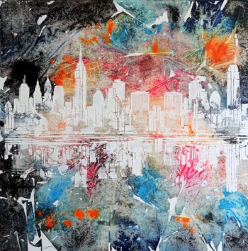 Chasing tomorrow von Poovi Art