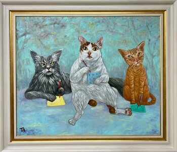 3 Cats by Ta Byrne